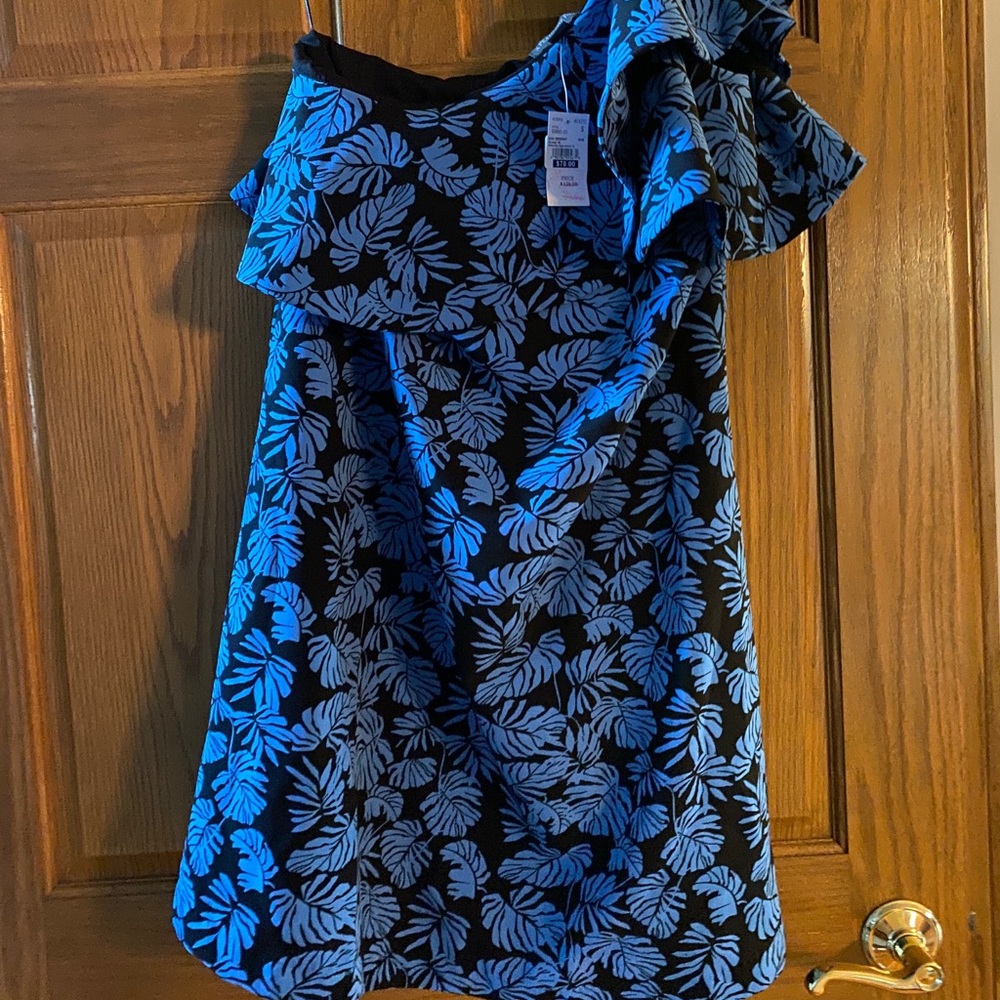 Leaf navy maternity dress!